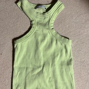 Zara mint green crop top